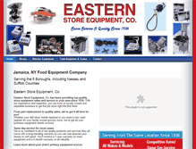 Tablet Screenshot of easternstoreequipment.net